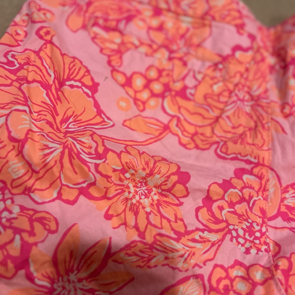 Lilly Pulitzer Pink and Orange Floral shorts